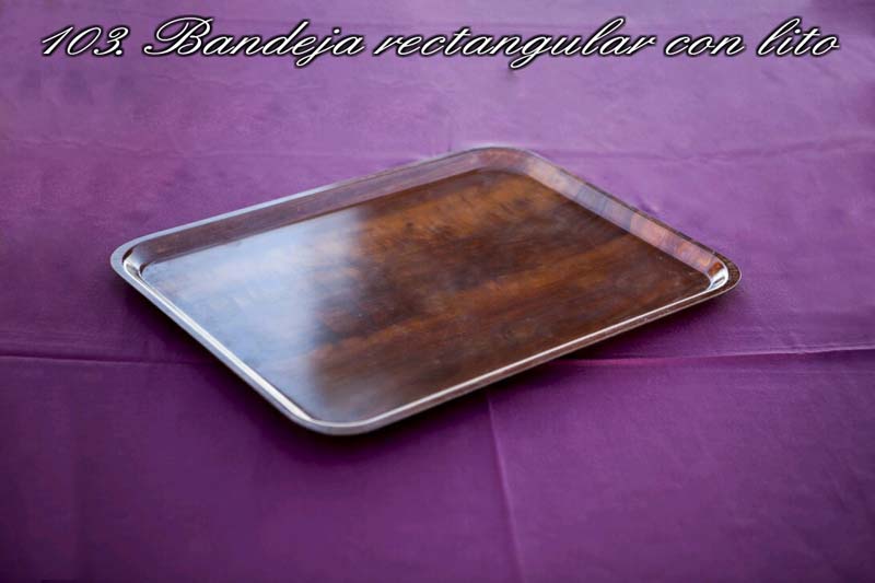 [company_name_branding] Bandeja de camarero rectangular